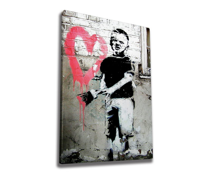 Wallity WY37 Banksy Lienzo Decorativo 50 x 70 cm Wallity WY37 Banksy Lienzo Decorativo 50 x 70 cm